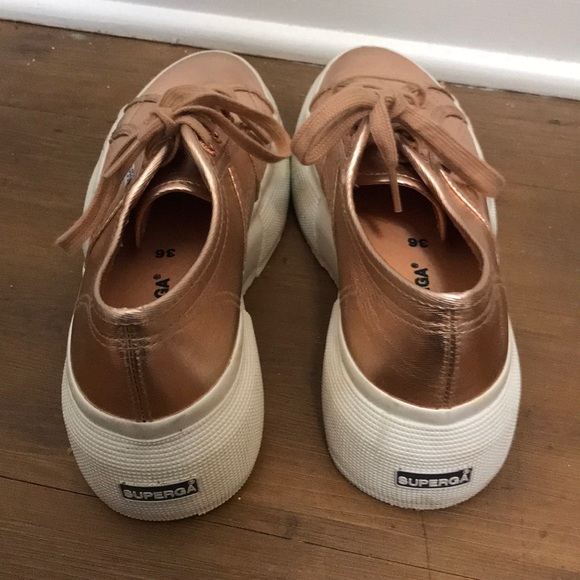 Superga Rose Gold Platform - Picture 3 of 6